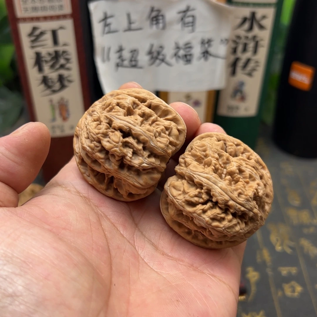 文玩核桃把件45平谷大粗筋
