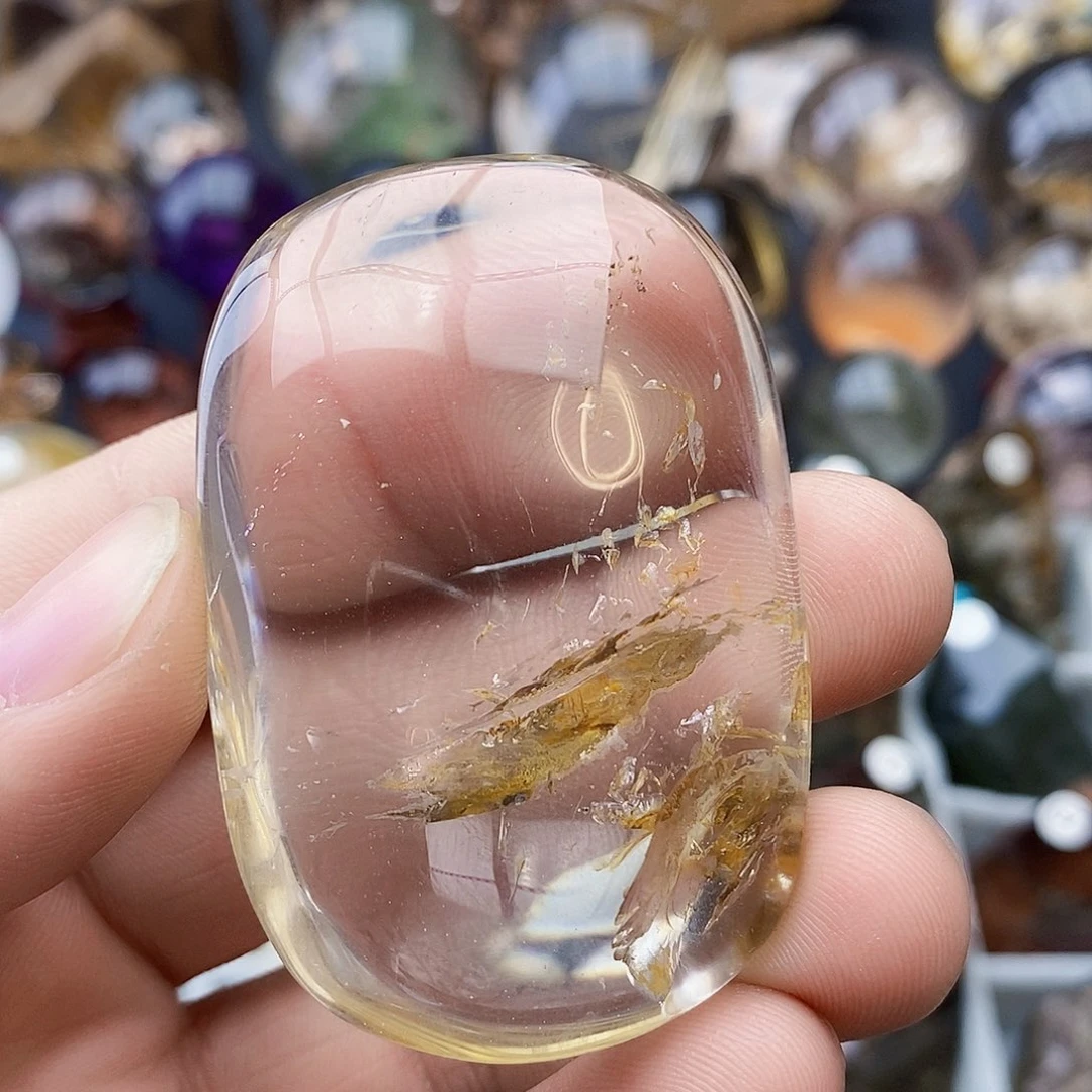 水晶天然水晶透亮光泽未镶嵌知*