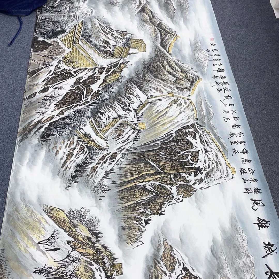国画作品小姐姐放漏…