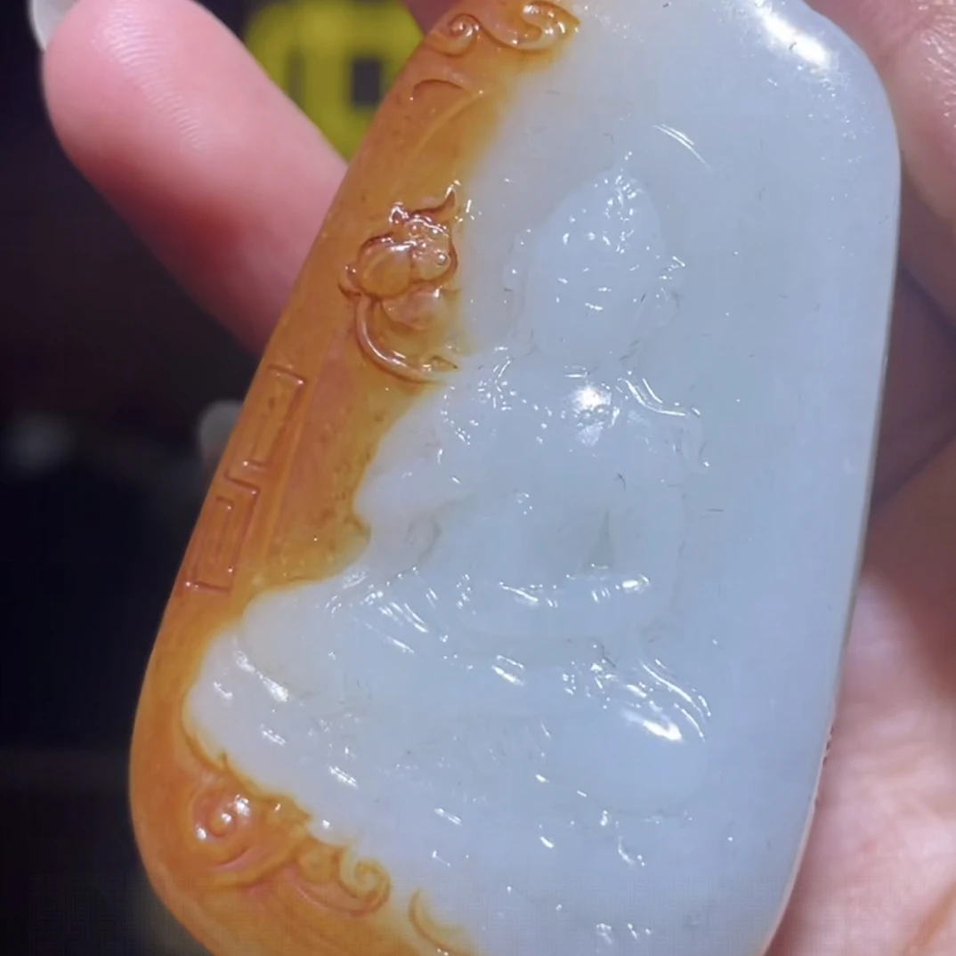 手把件货玉石把玩件文玩摆件D2