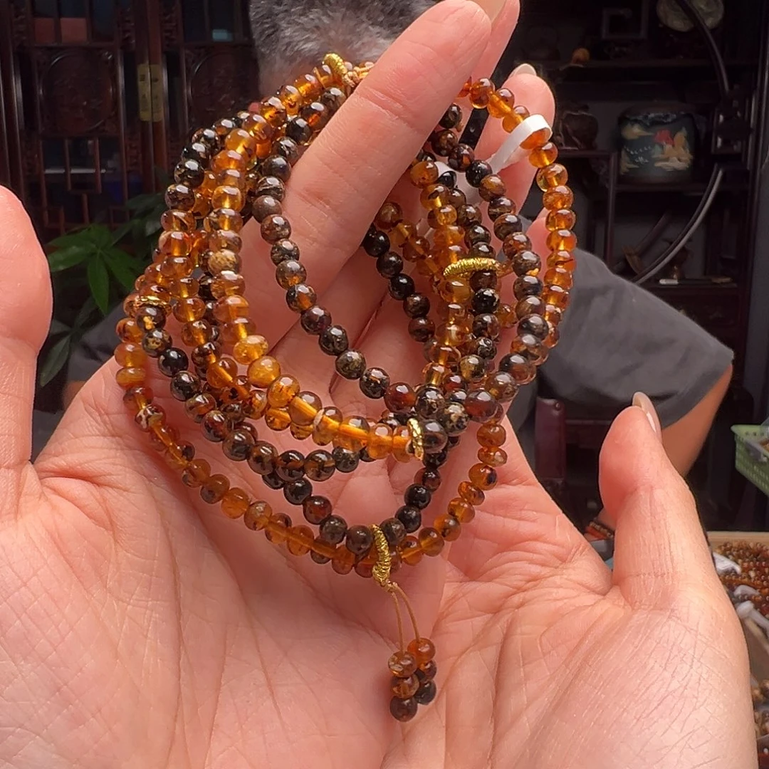 未镶嵌琥珀裸石抚顺琥珀10738多样性发其一