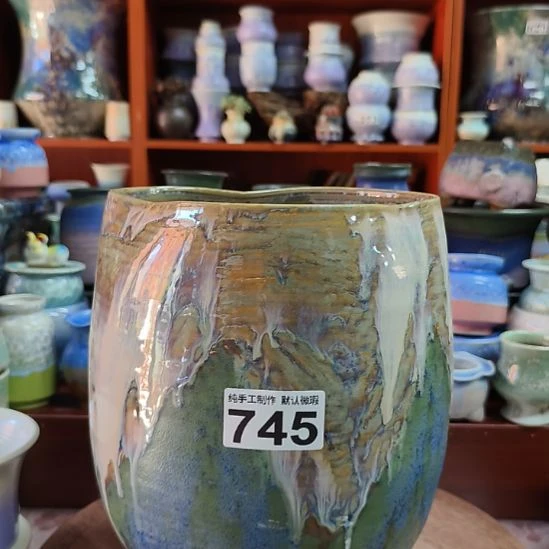 鲸***洁景德镇手工高温陶瓷（默认微瑕）