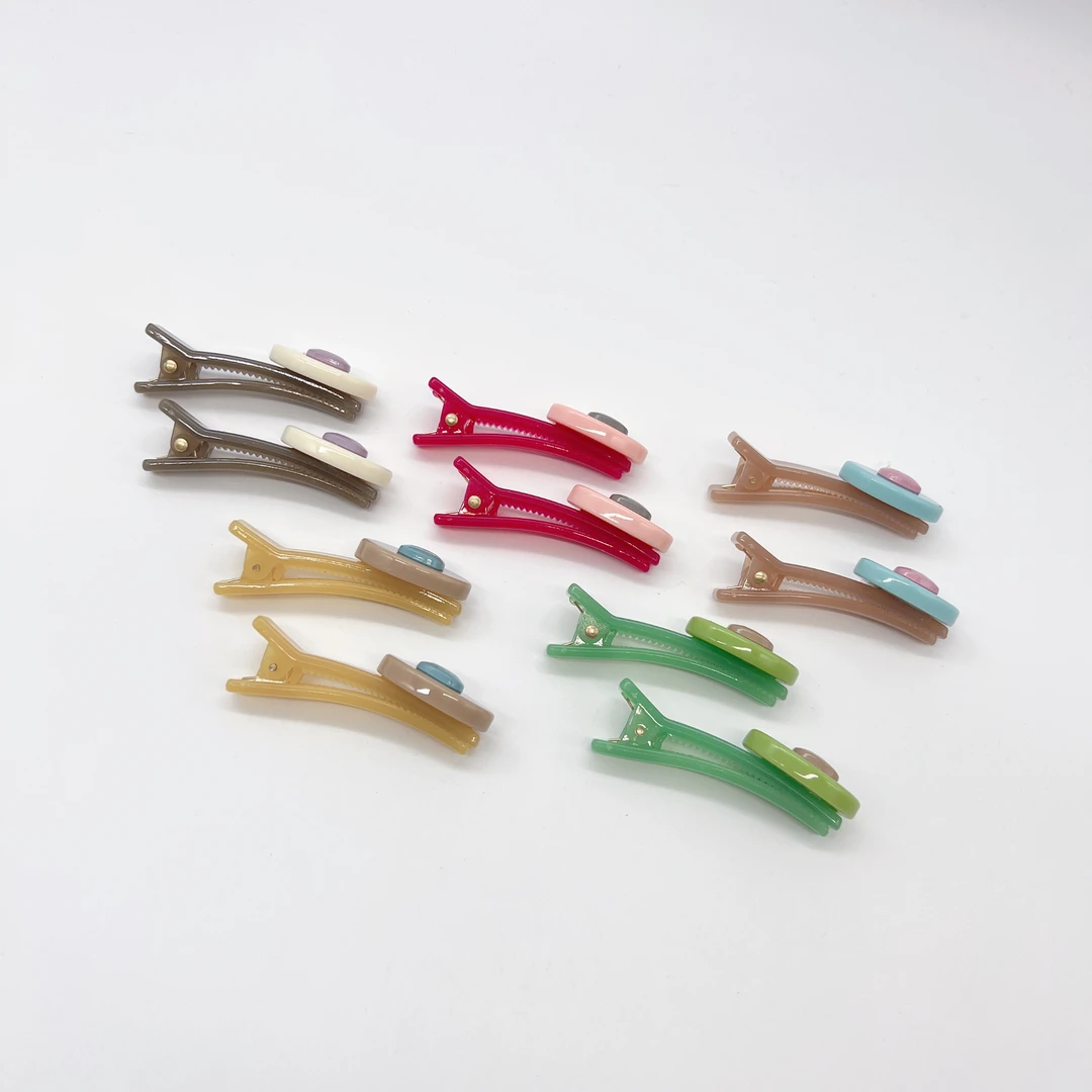 Mi33  多巴胺拼色小标字母鸭嘴夹 Y20057G1-3