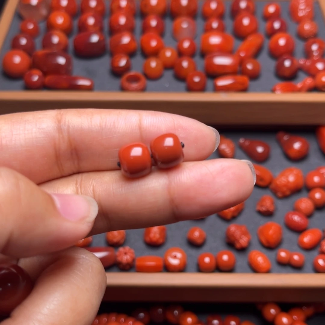 南红玛瑙配饰未镶嵌小*老型卡9+