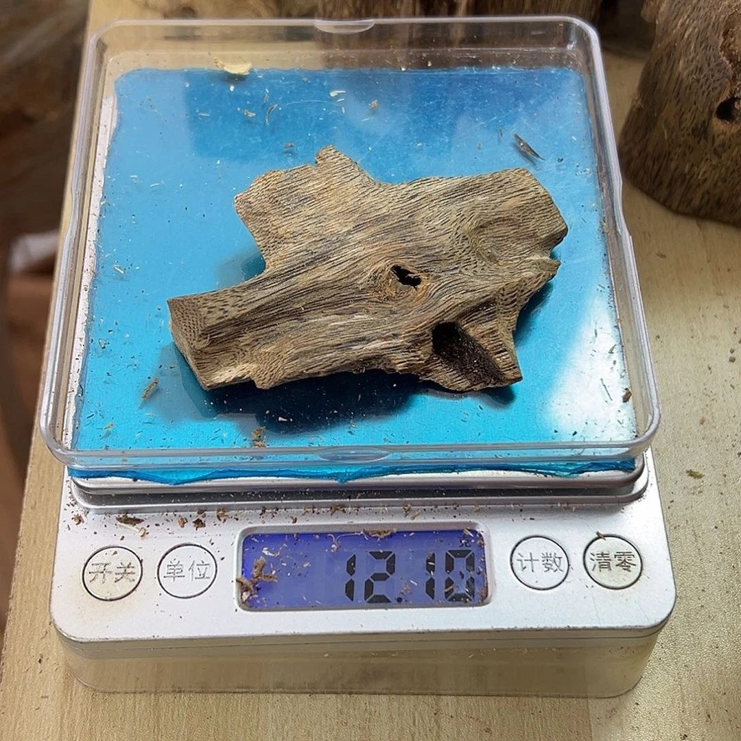 香料绿奇楠虫漏12克白棋