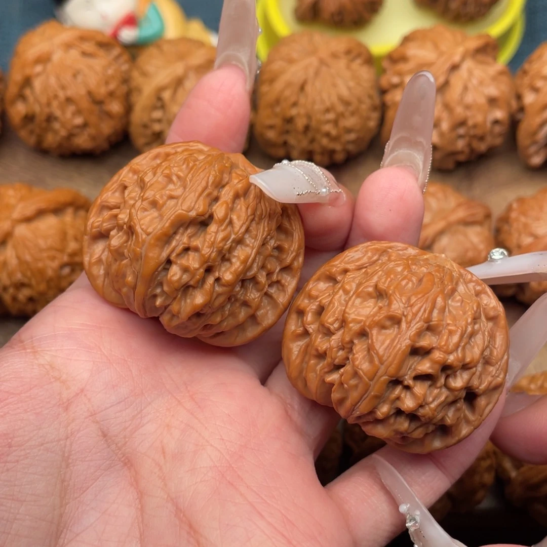 文玩核桃把件全品，精配山地正磨41