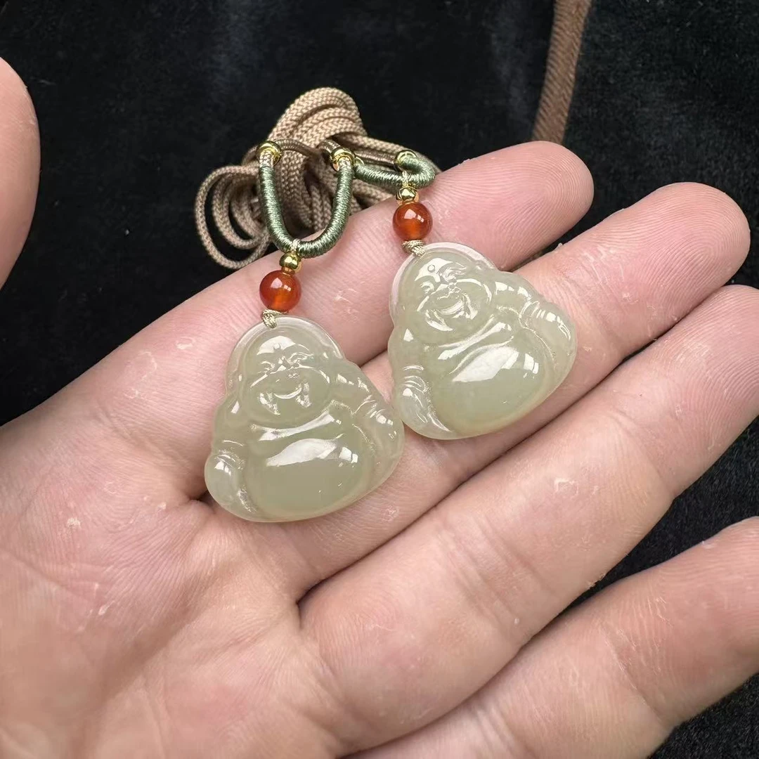 【玉经纶】 118040/HQ93-和田玉佛公吊坠-多样性发其一