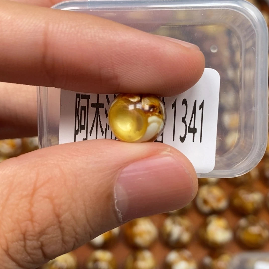 把件猴头核桃沁色圆珠老型1341