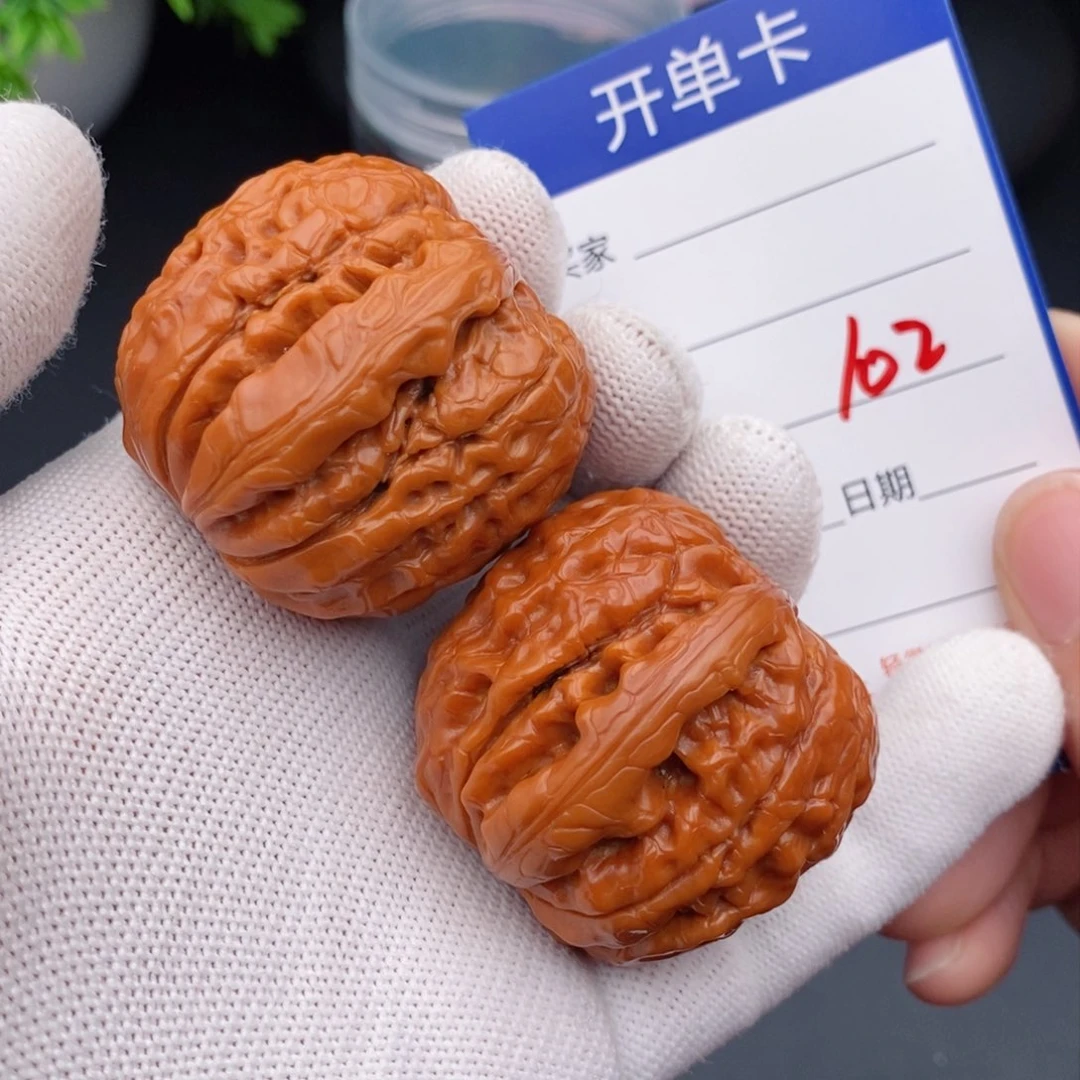文玩核桃把件41甲骨文102