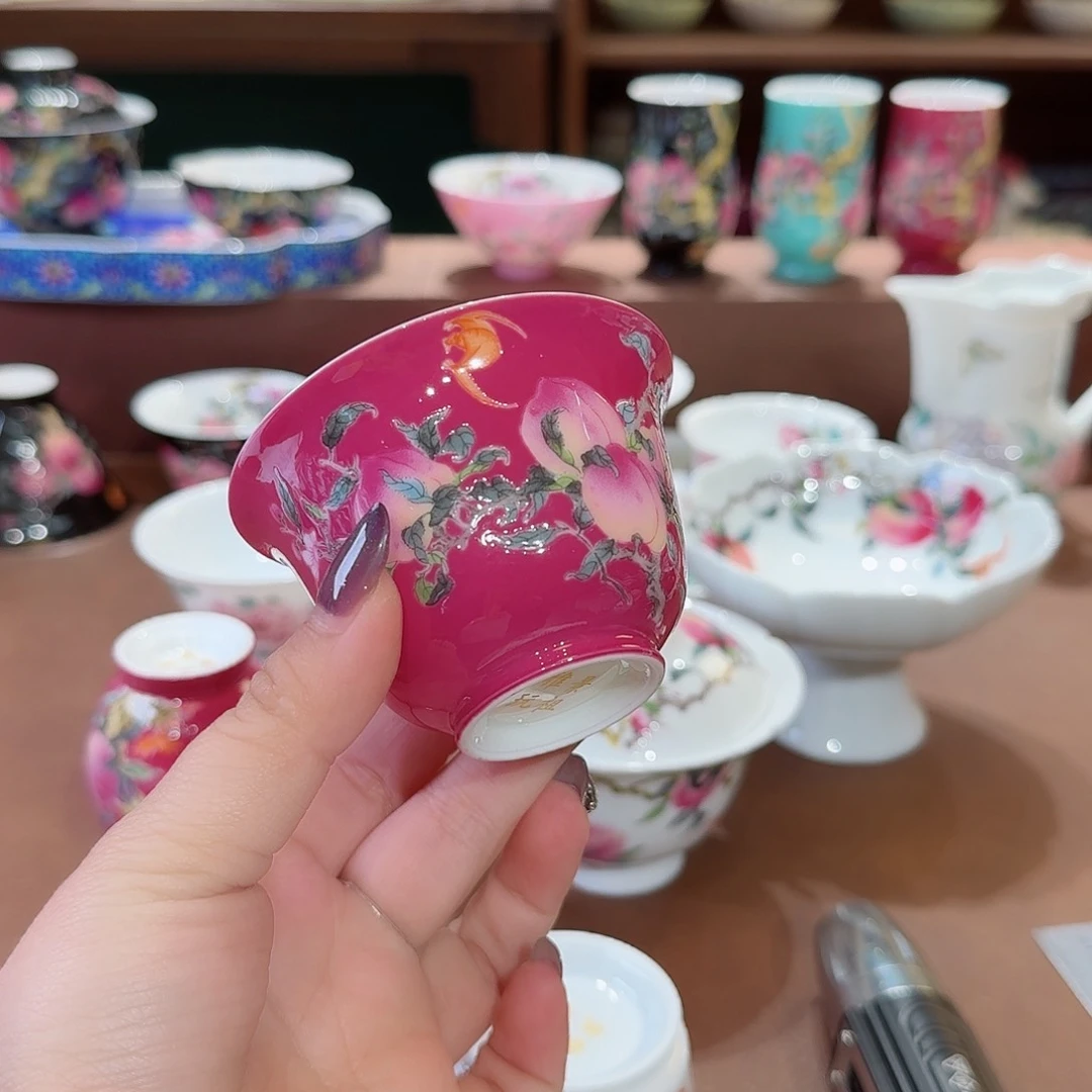 ✨***✨珐琅彩主人杯茶具套装