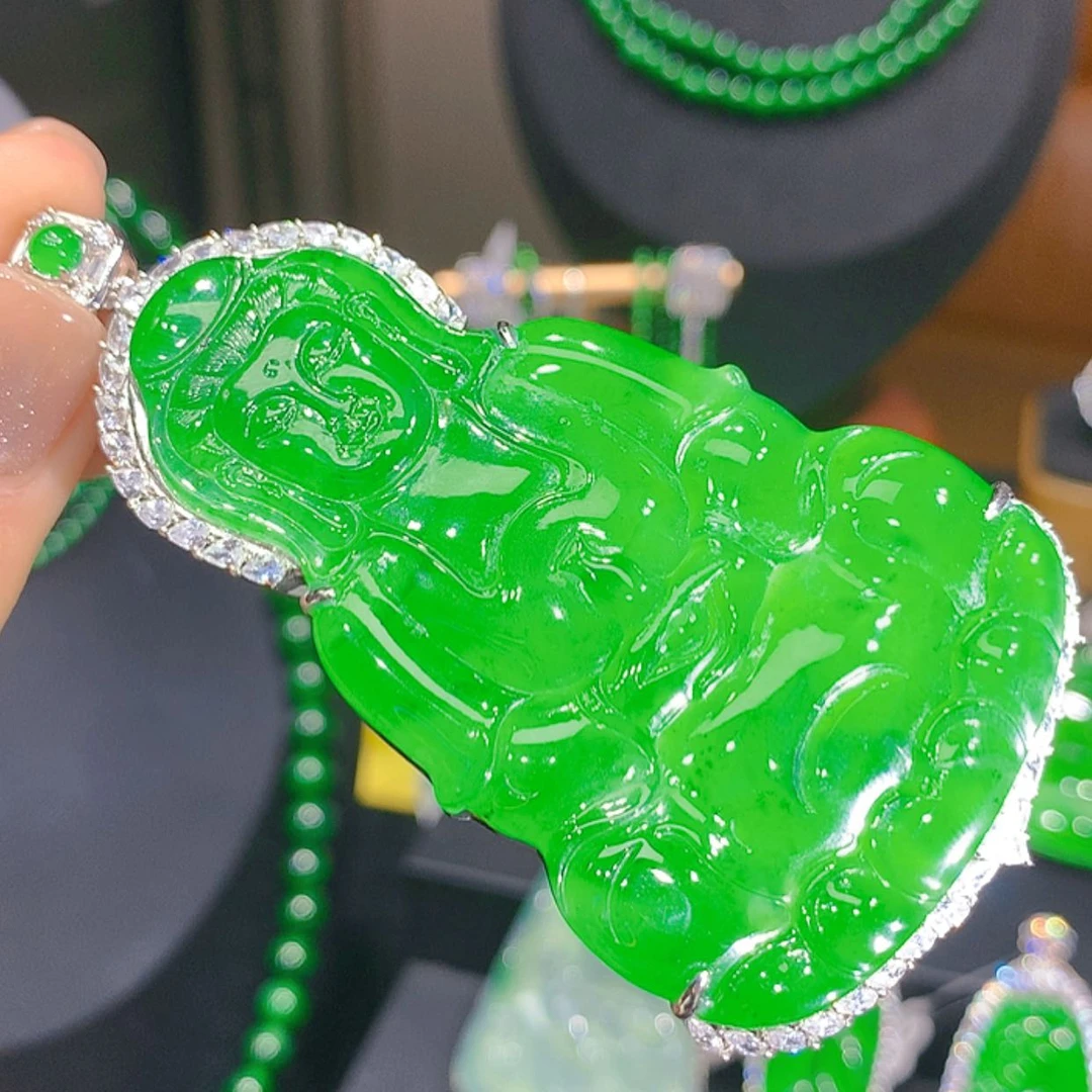 【闪购商品】翡翠颈饰未镶嵌9柒姐