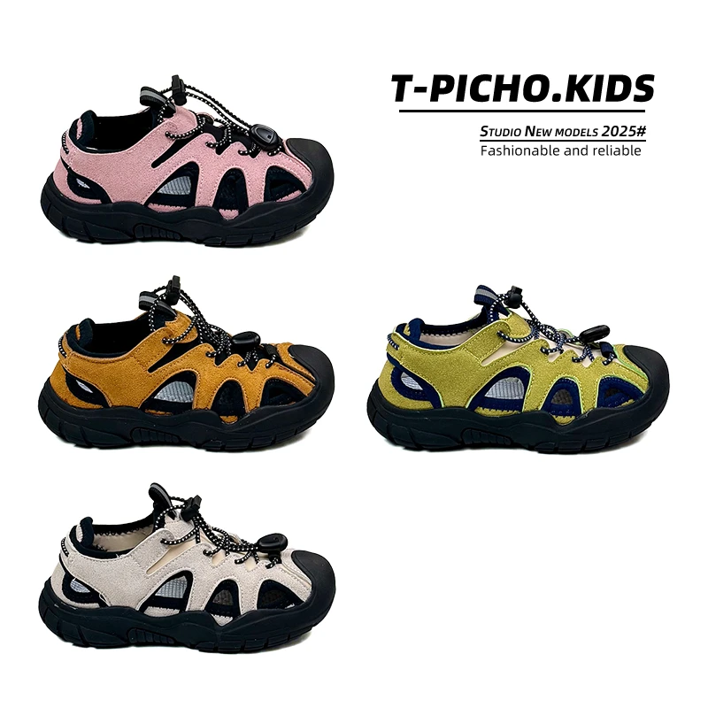 【户外八爪鱼】（框子凉鞋）2025夏季新款男女童软底运动鞋-5837