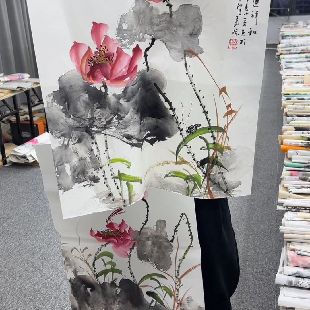 国画纯手绘字画宣纸