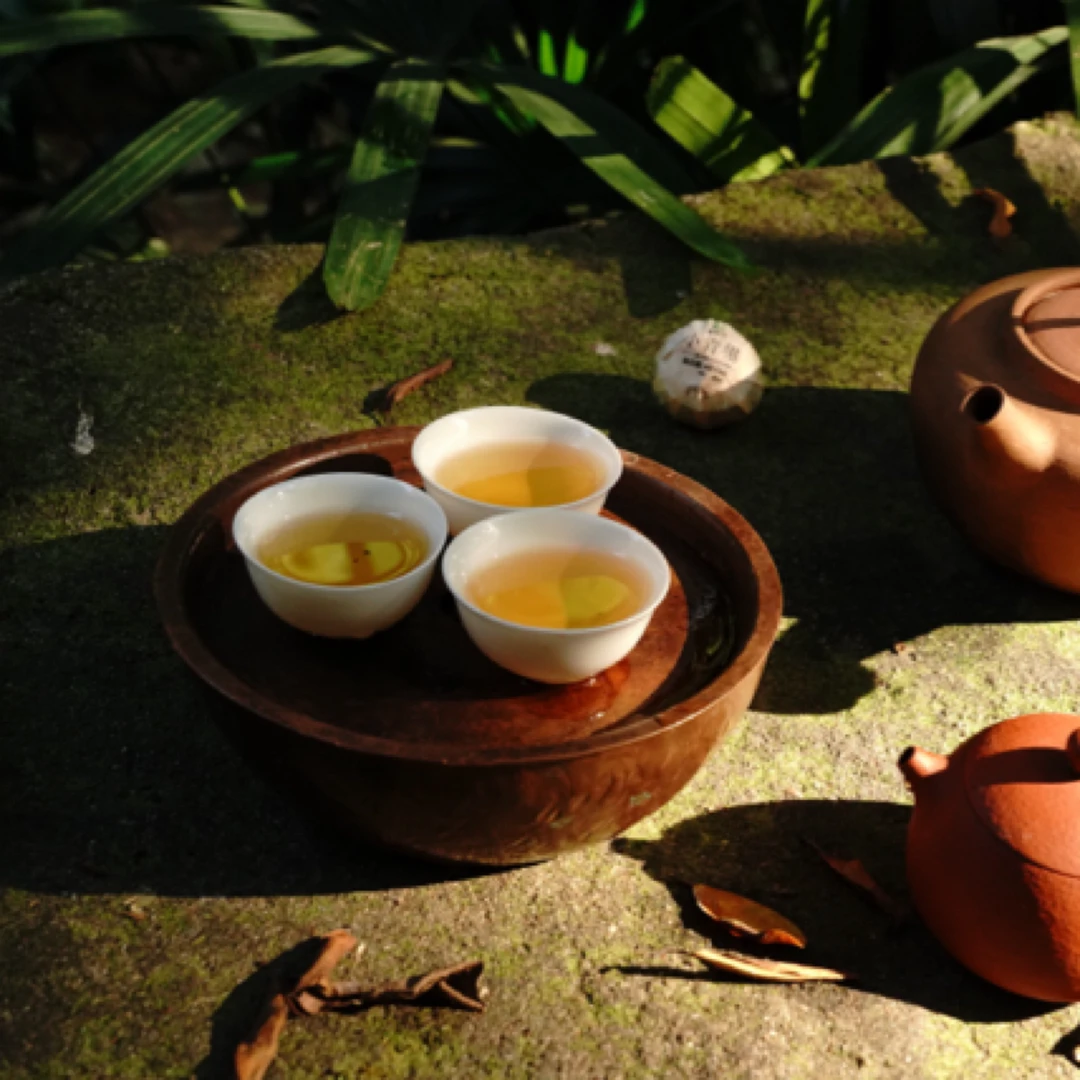 紫铜壶承行走的工夫茶器15公分茶盘茶具户外旅行茶具迷你小巧耐用