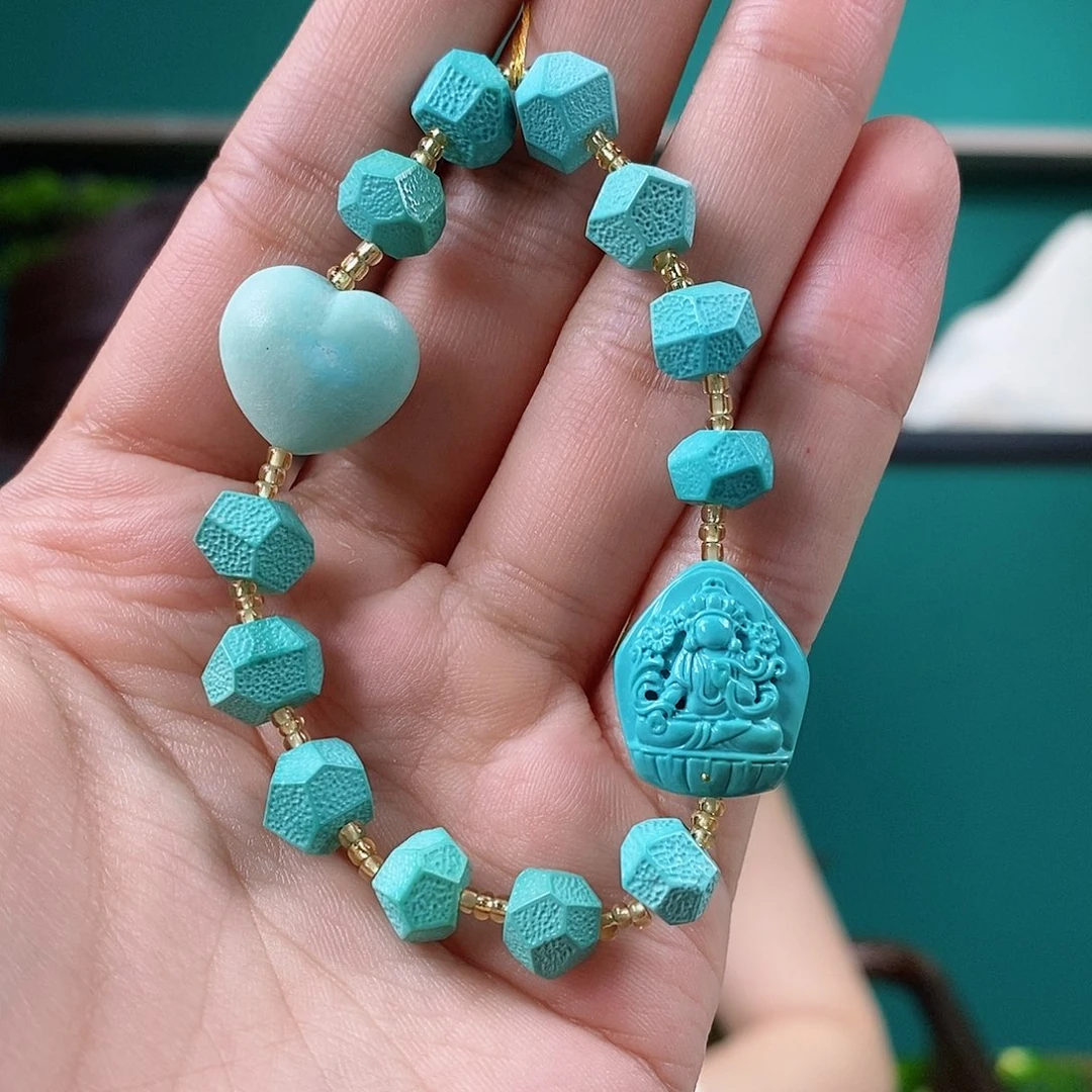 未镶嵌绿松石珠宝奇石