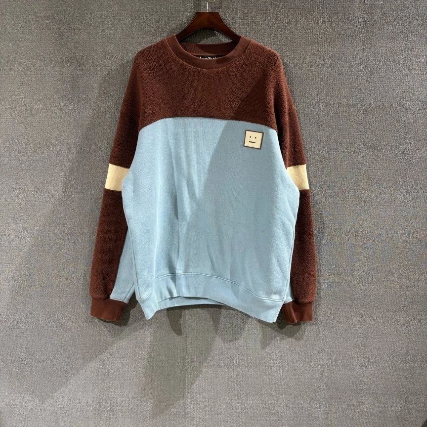 99新 AcneStudios （pm）笑脸拼色圆领卫衣 99新xs码/5913