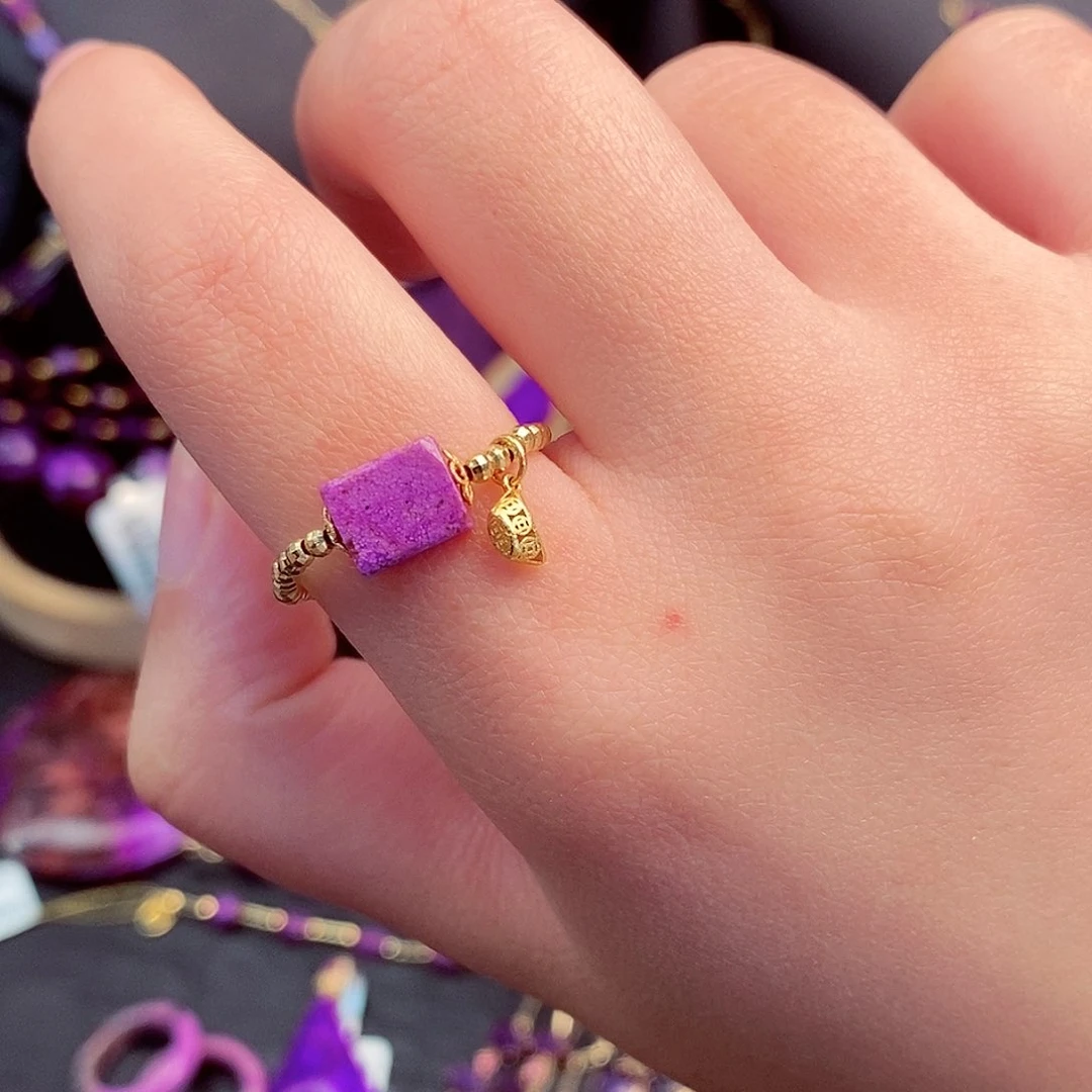 苏纪石（舒俱来）戒指18K金镶嵌