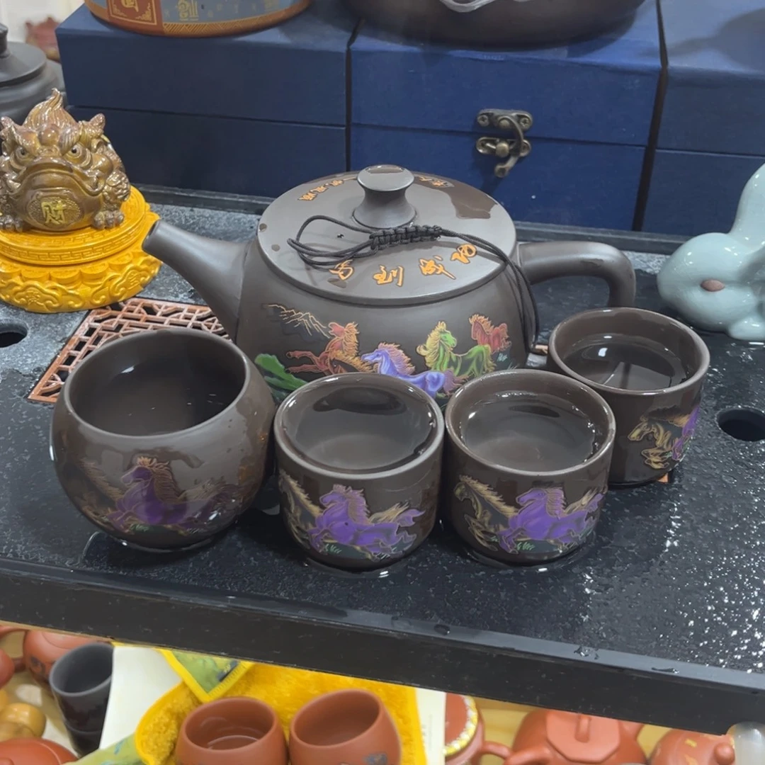 紫砂茶杯紫砂壶一壶4杯