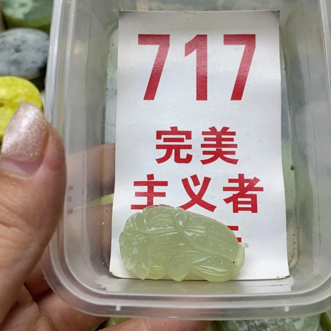 透闪石-蛇纹石玉未镶嵌挂坠