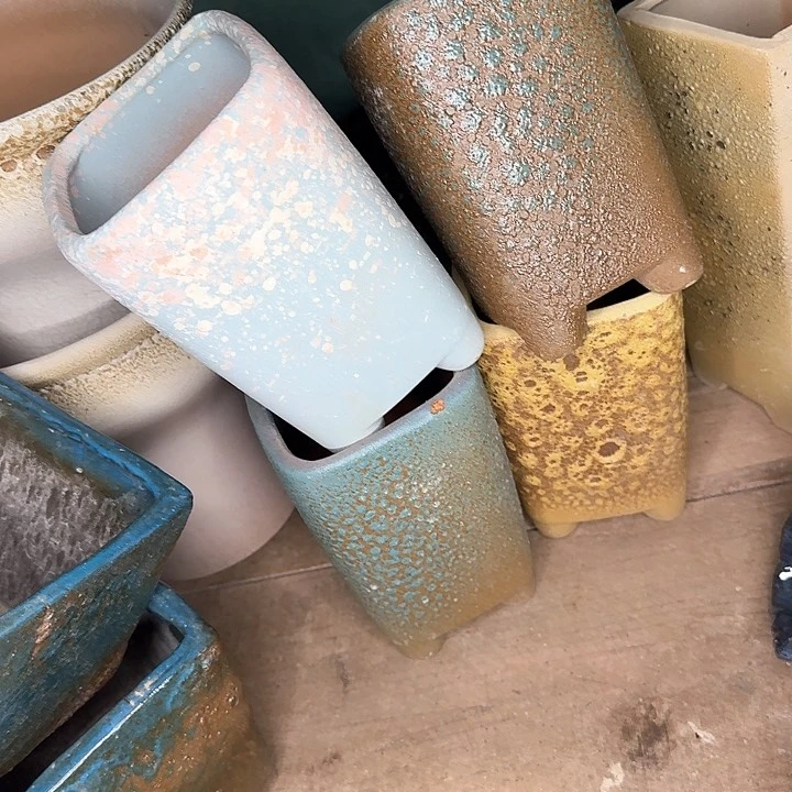 红陶微瑕花盆处理来啦