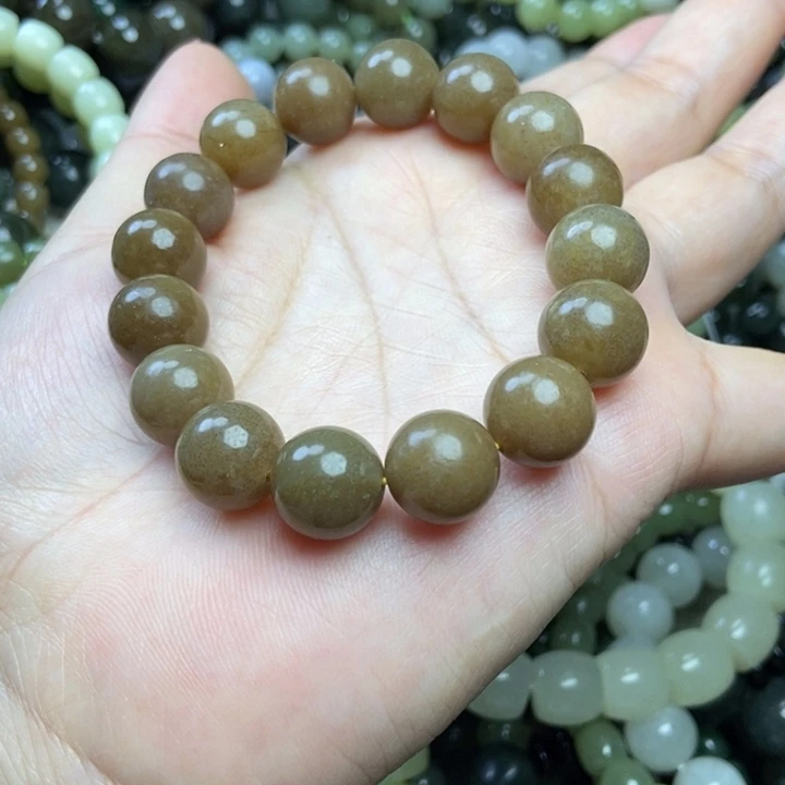 和田玉未镶嵌手链卡12