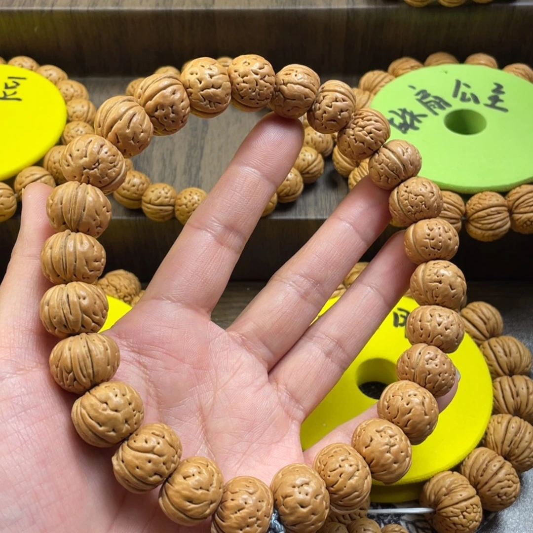 桃核手串运*纽扣手持