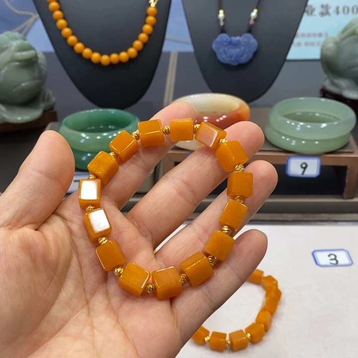 未镶嵌手链石英岩玉