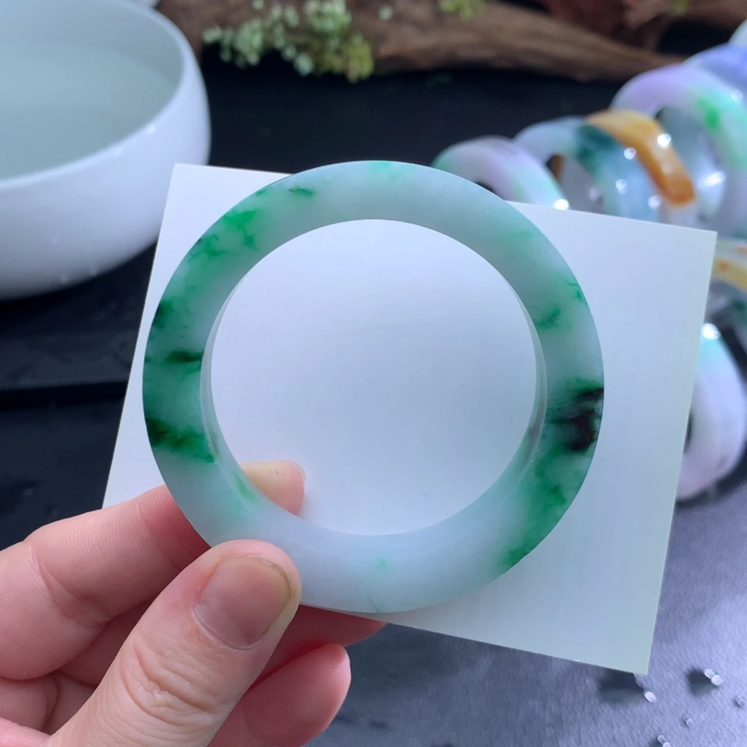 定制翡翠翡翠手镯未镶嵌