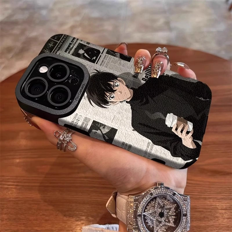 名侦探新一适用苹果16promax手机壳iphone16保护壳15promax高级感