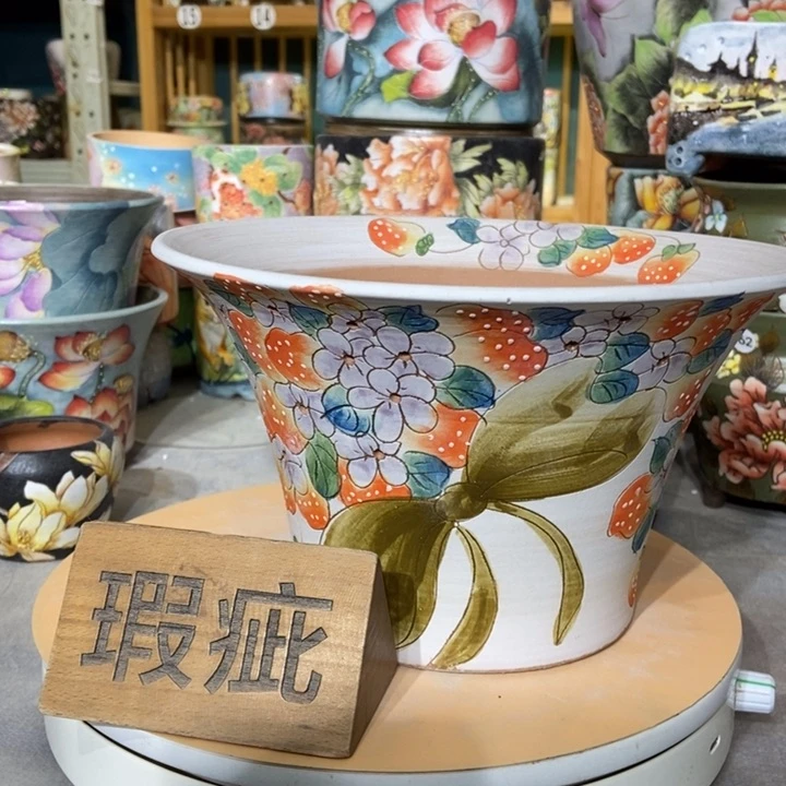 红陶景德镇艺术手绘作品