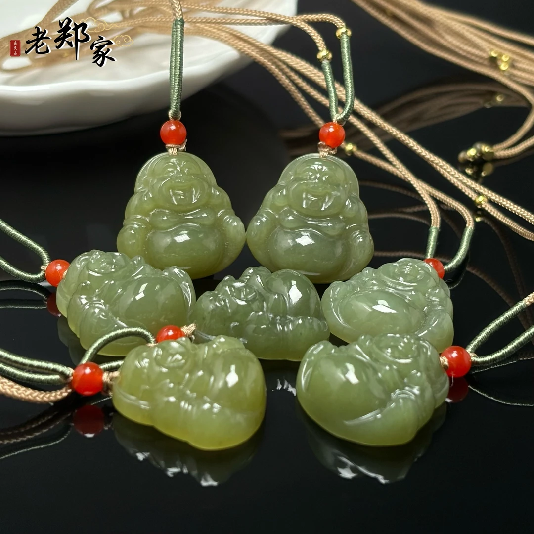 【老郑家】和田玉佛公挂件 436 多样性发1件 约24*8mm