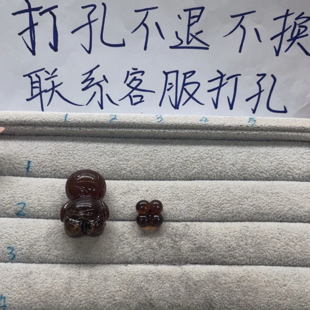 琥珀裸石未镶嵌等***夏天然琥珀