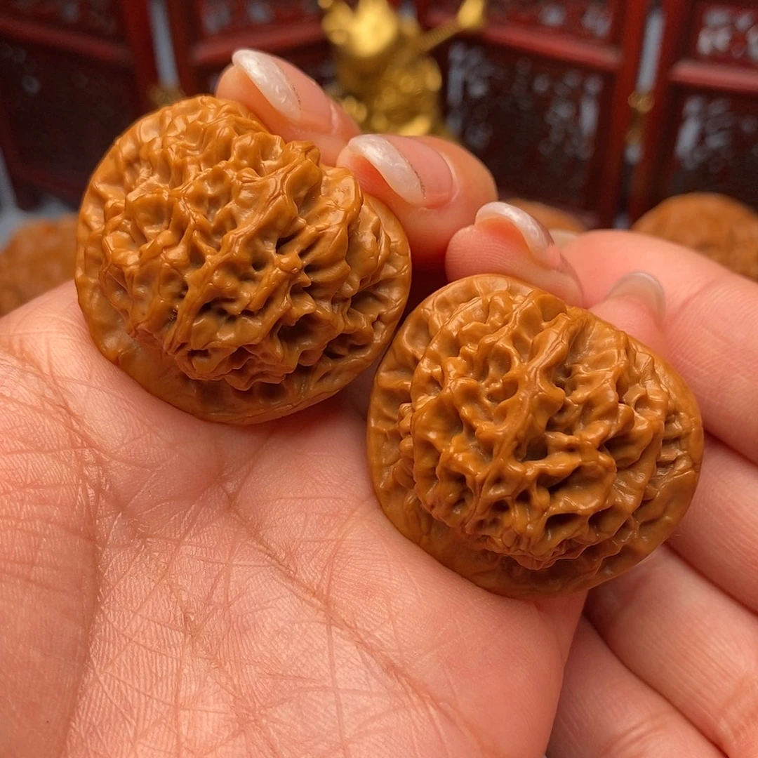 把件文玩核桃毕业野生秦闷37全品