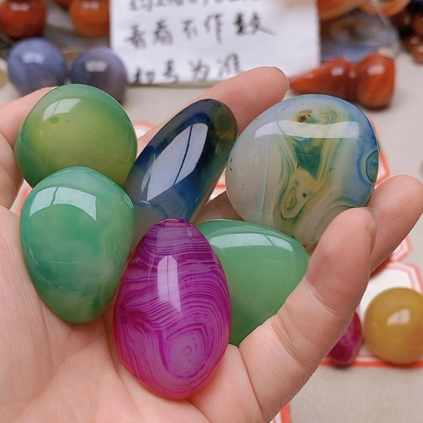 【闪购商品】未镶嵌玛瑙/玉髓珠宝半成品泡**三