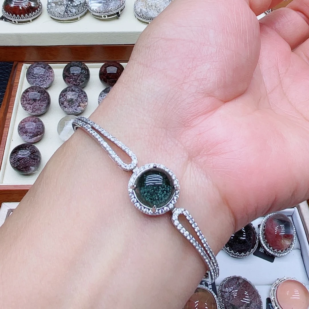 手链水晶银S925镶嵌