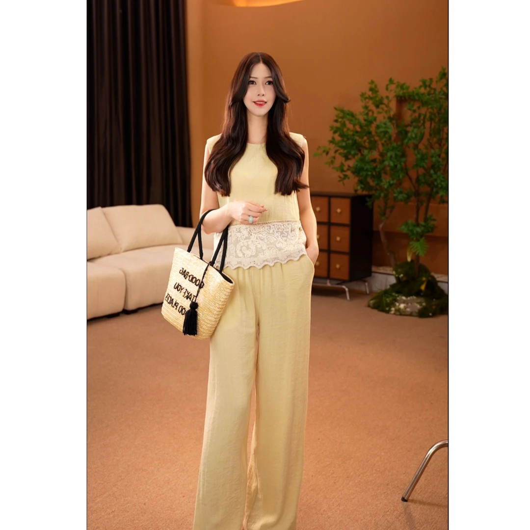 【脸总】新款套装女2025初夏高定轻奢气质显瘦设计感套装女BN25384