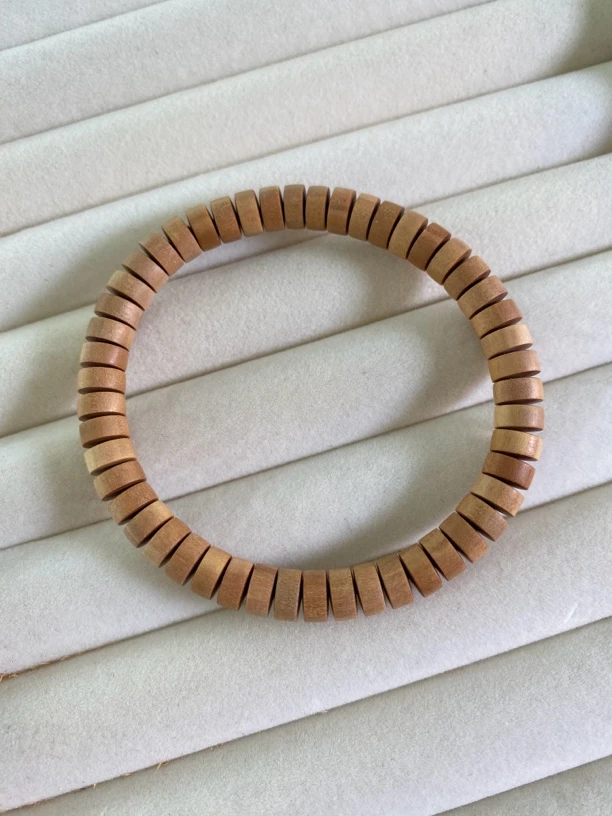 正区印度迈索尔老山檀香药片手串