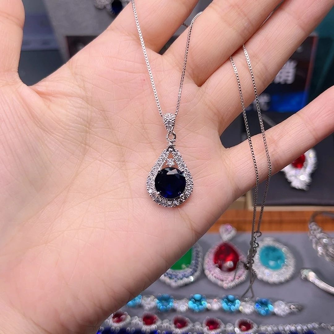 祖母绿戒指银S925镶嵌x b 21