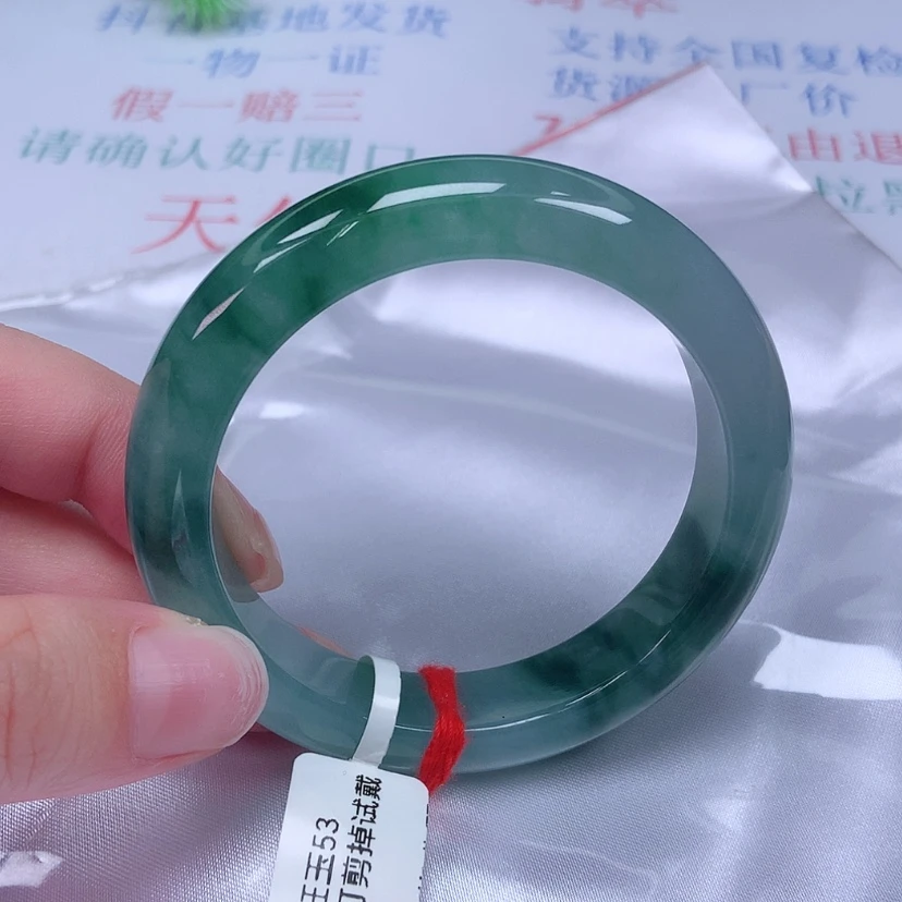 【闪购商品】未镶嵌手镯翡翠53 54