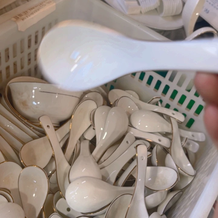 瓷片秒金小勺十个微瑕福利