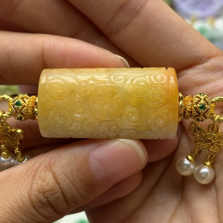 颈饰未镶嵌翡翠翡翠