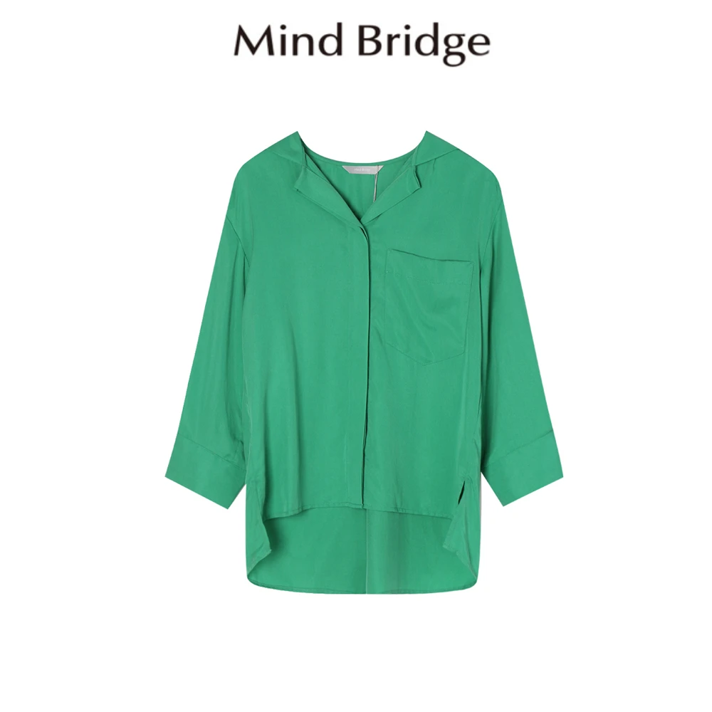 Mind Bridge/心桥衬衫气质高腰时尚休闲MB1826-MTWS321C