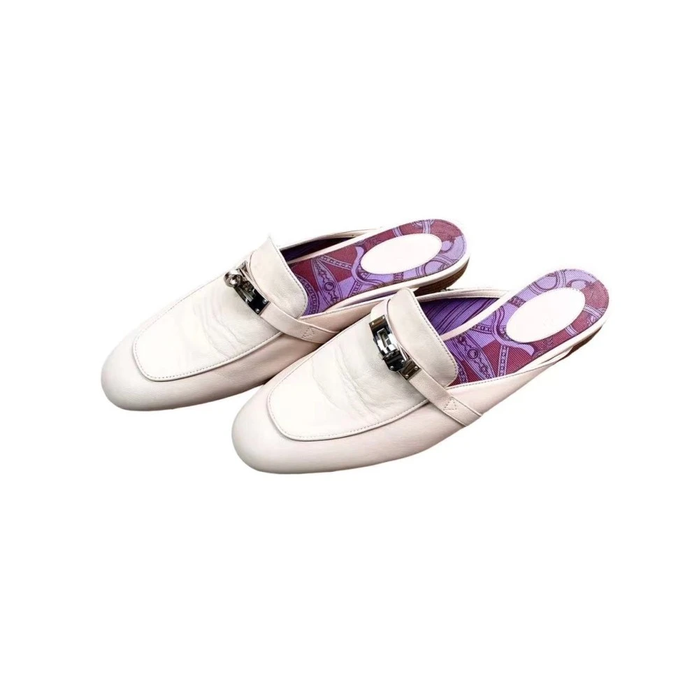 95新 Hermes/爱马仕 aa1708  凯莉扣半拖 41码