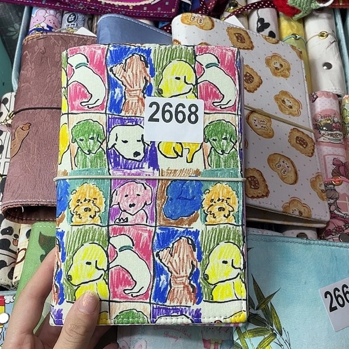 织绣A6活页不送纸2668