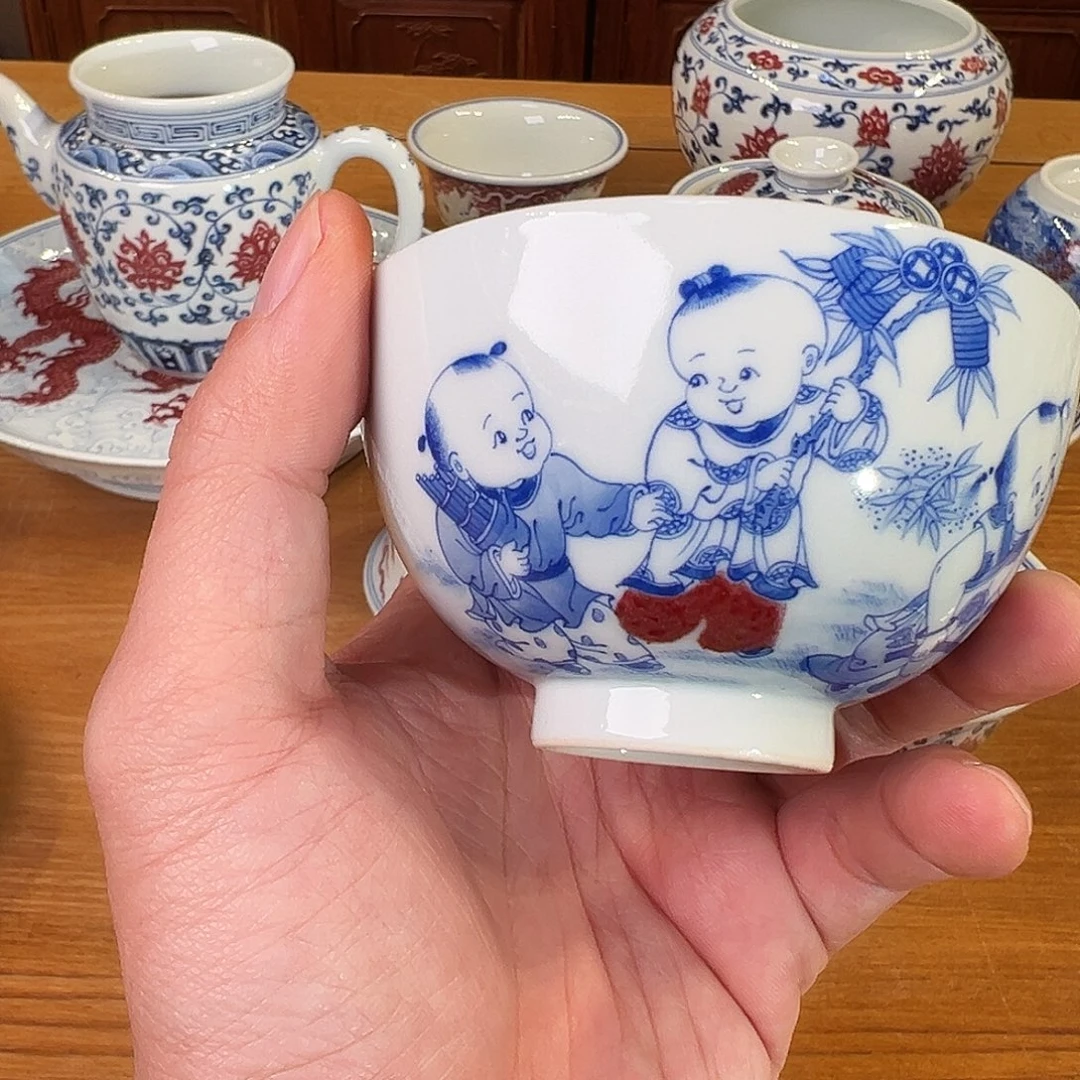 景德镇釉里红瓷器