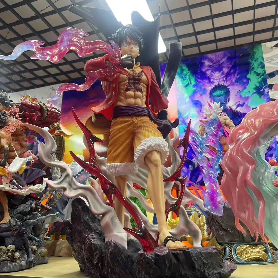 【巅峰潮玩】CM超大行走路飞手办海贼王GK共鸣系列雕像模型高约70cm