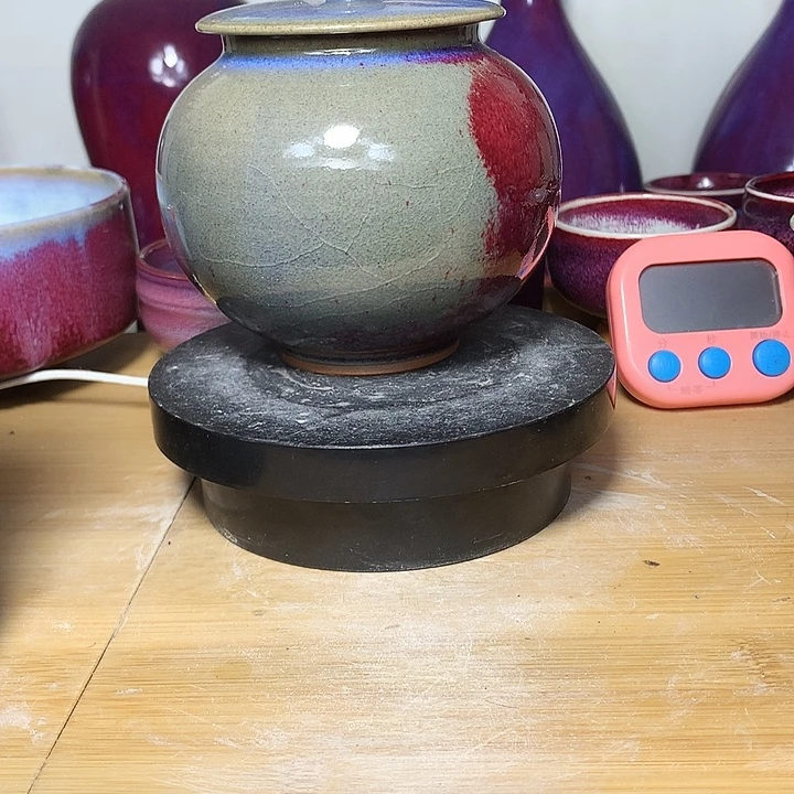 喂***喂纯手工制作，钧瓷杯子钧瓷杯子