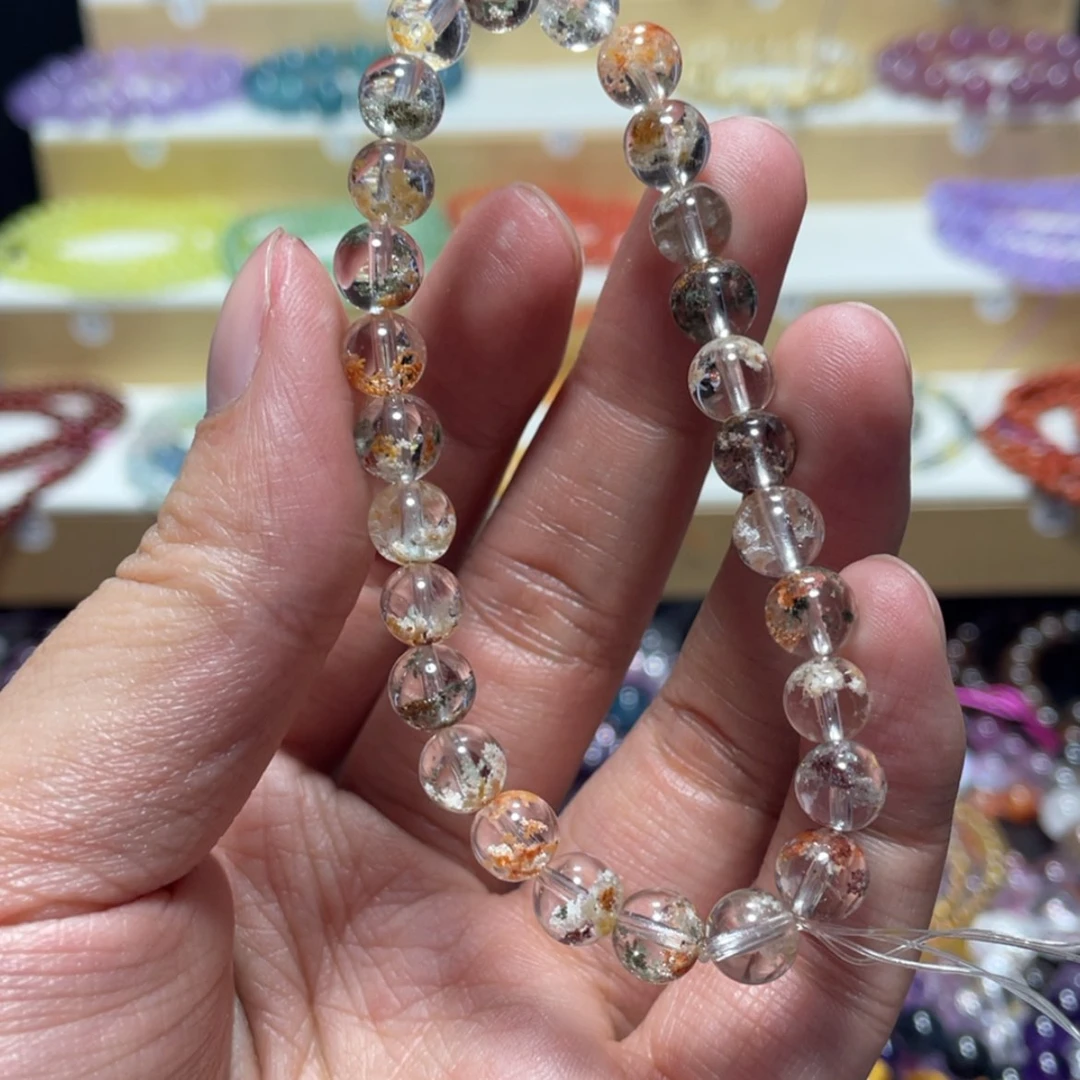 【闪购商品】水晶手链银S800镀金镶嵌盼*～