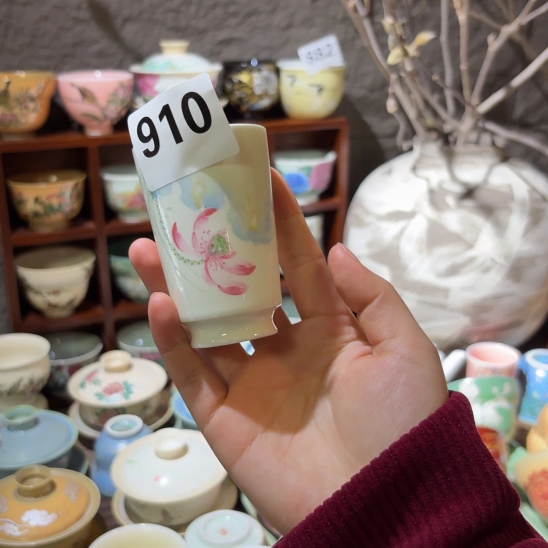 等烟雨陶瓷手作杯子910