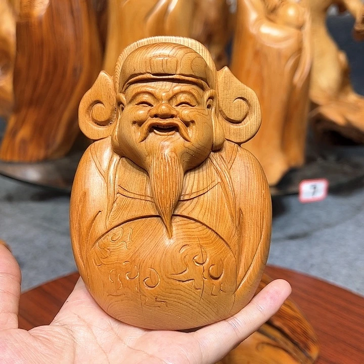 柏木崖柏木手把件摆件